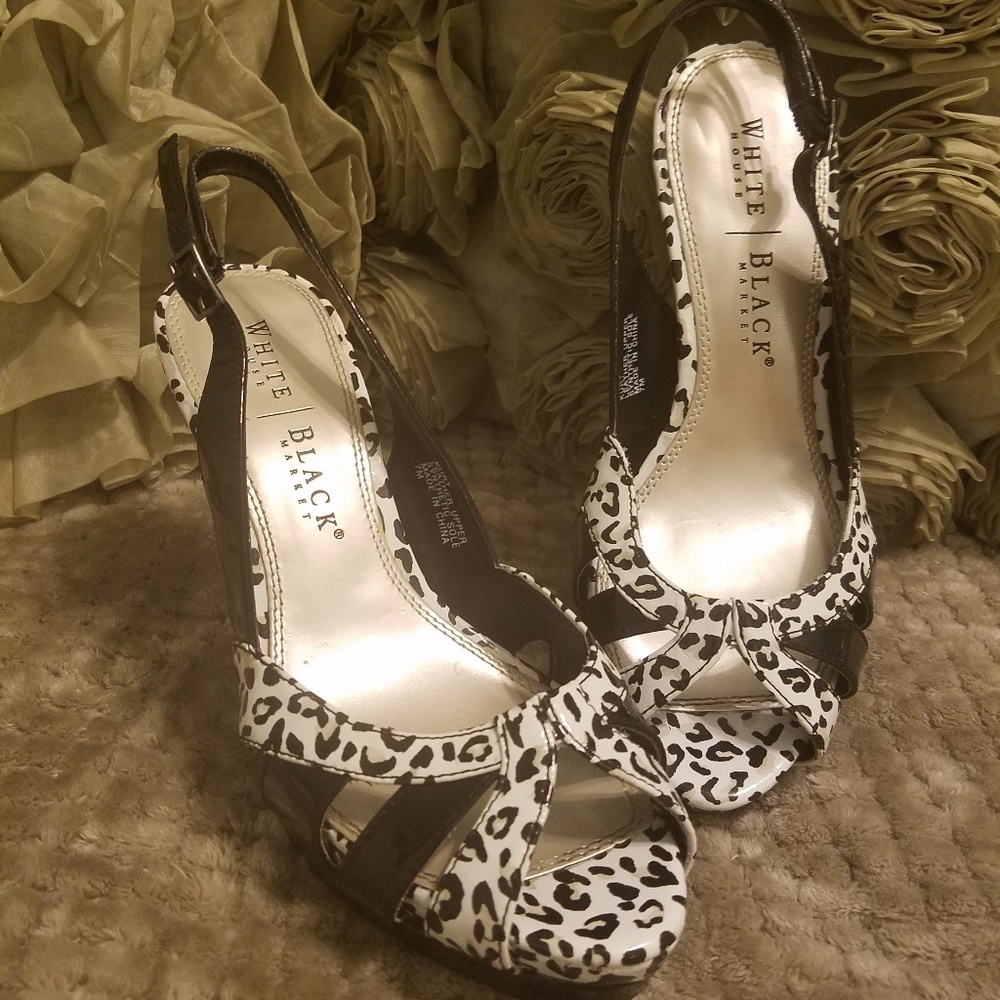 Black and White Heels